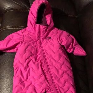 3-6 month north face  snowsuit